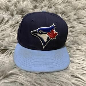 Toronto Blue Jays Fitted Hat Navy Light Blue 7 1/4 Men’s MLB New Era 59FIFTY Men